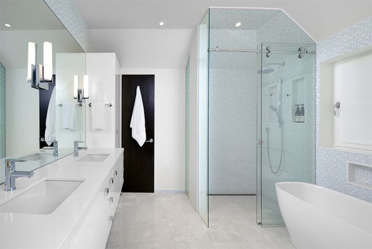 lawrence park renovation master bathroom